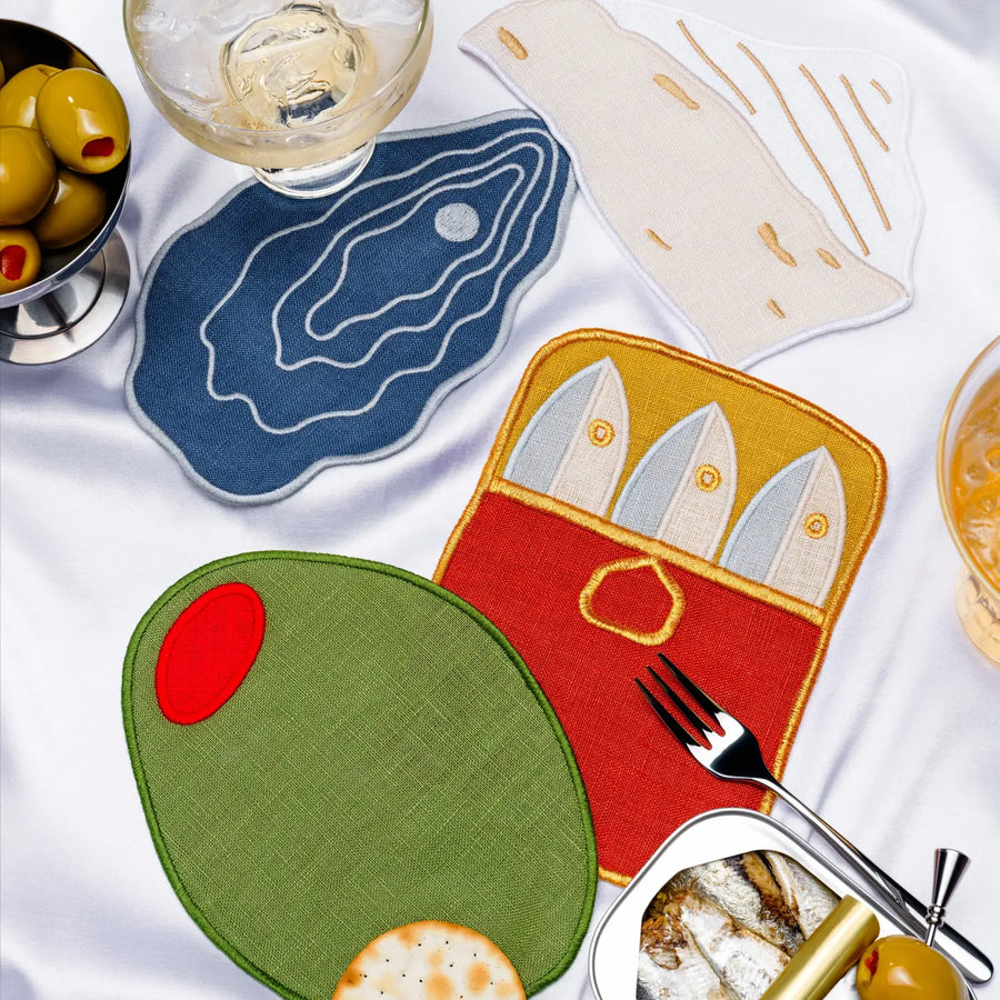 Hors D'oeuvres Cocktail Napkins Set/4