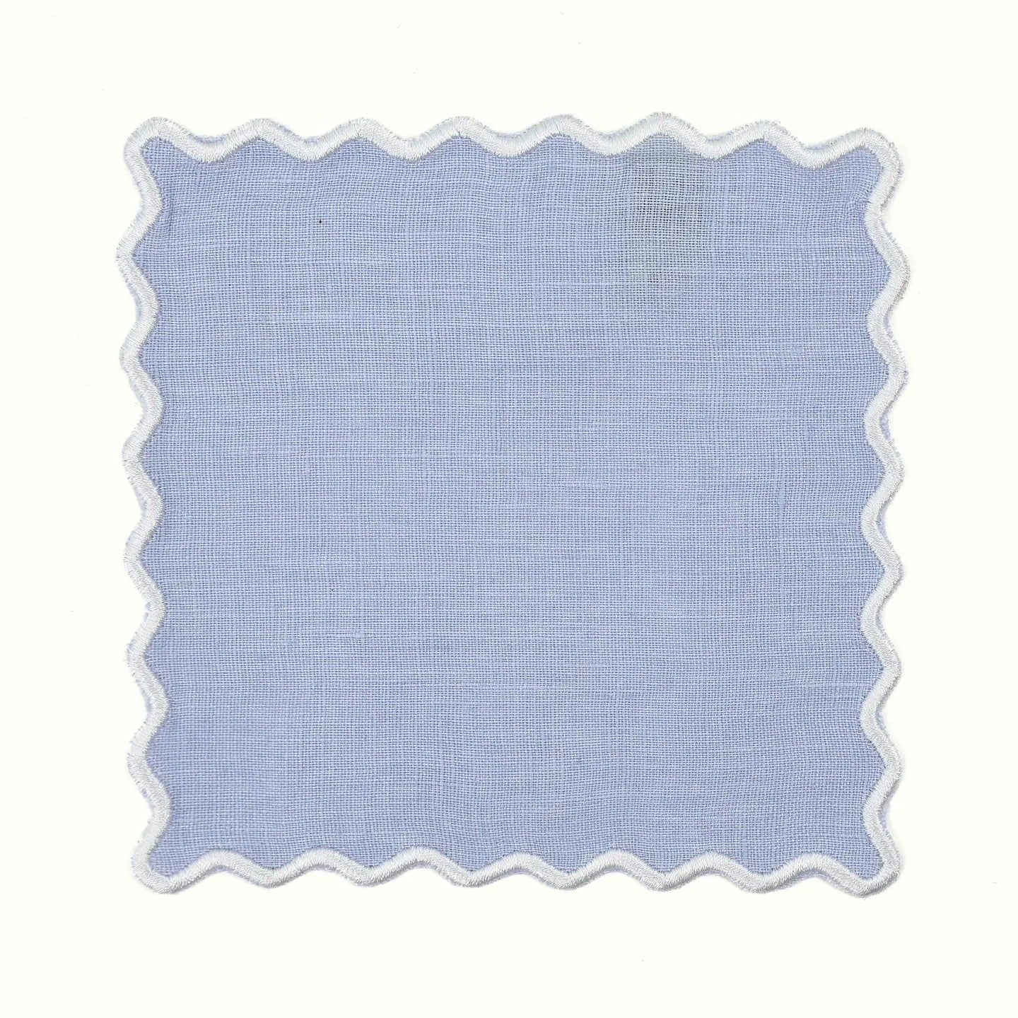 Linen Wave Cocktail Napkins Set/4