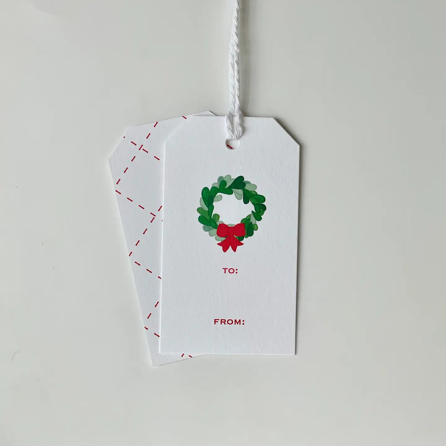 Wreath Gift Tag