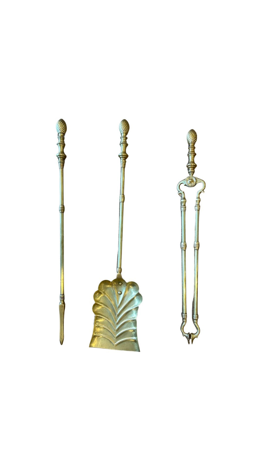 Vintage Fireplace Tool Set/ 3Pc