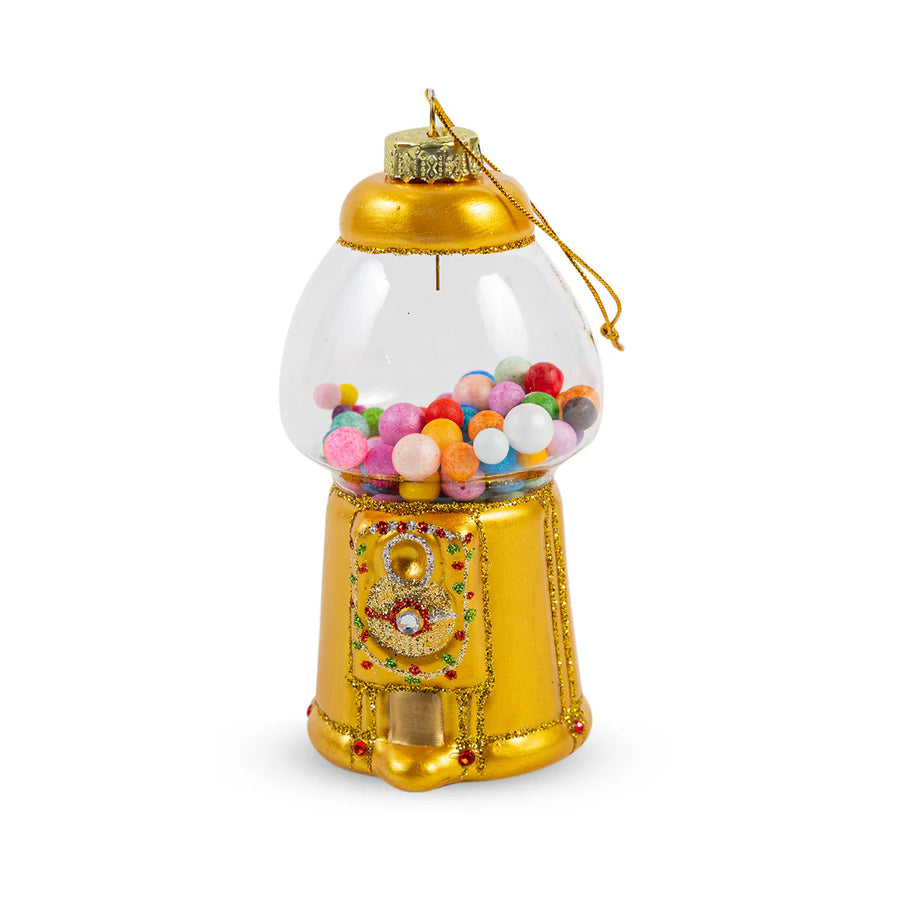 Gilded Gumball Machine Ornament