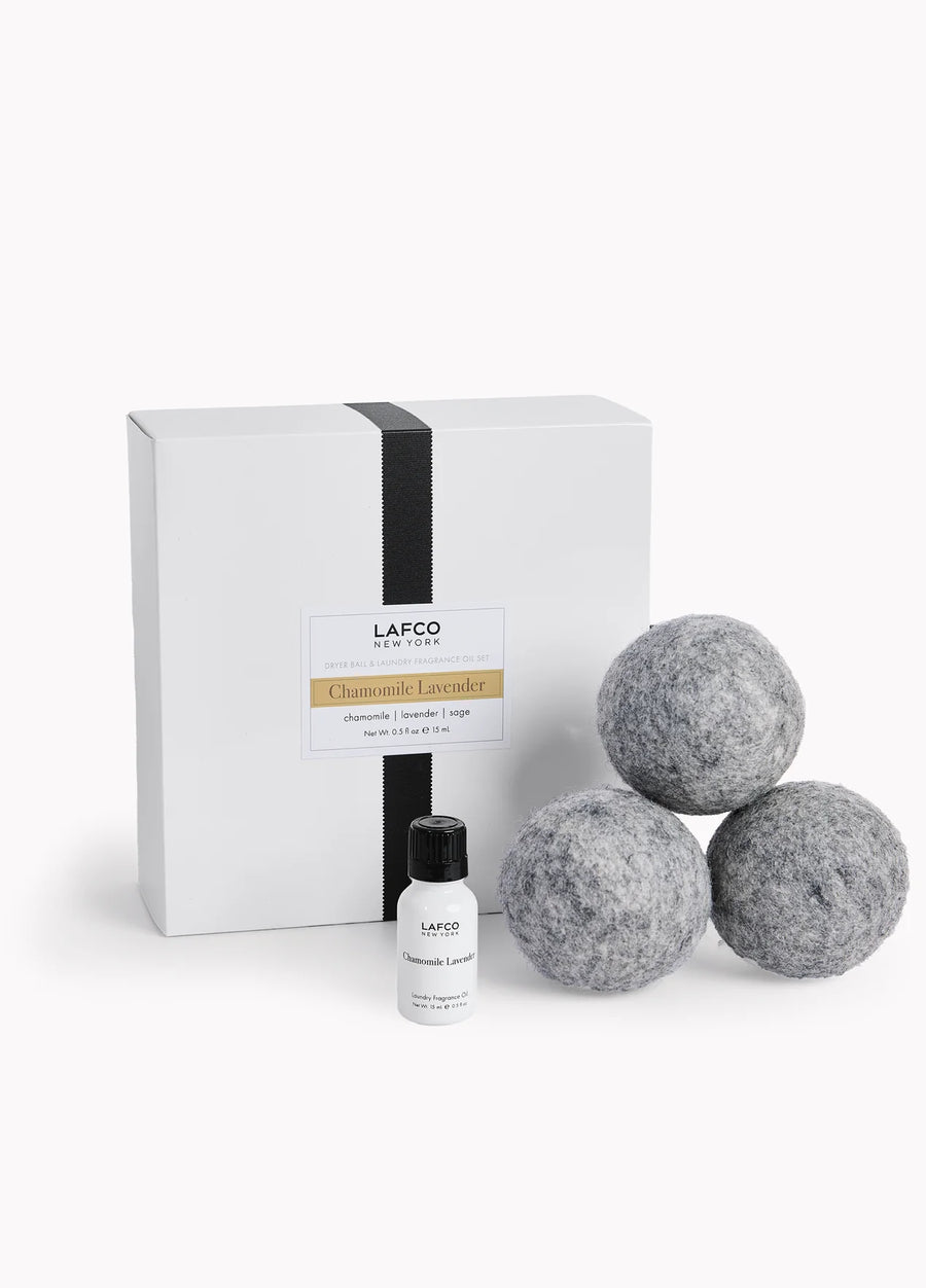 Dryer Ball & Laundry Oil Set- Chamomile Lavender