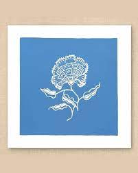 Blue Bengal Botanical #3