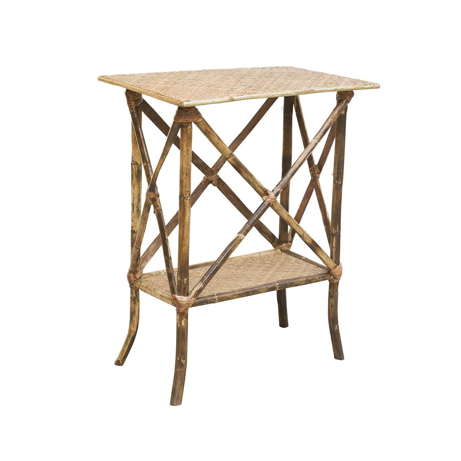 Bamboo Rectangle Side Table