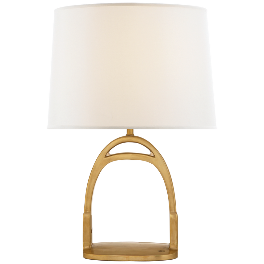 Westbury Table Lamp in Natural Brass