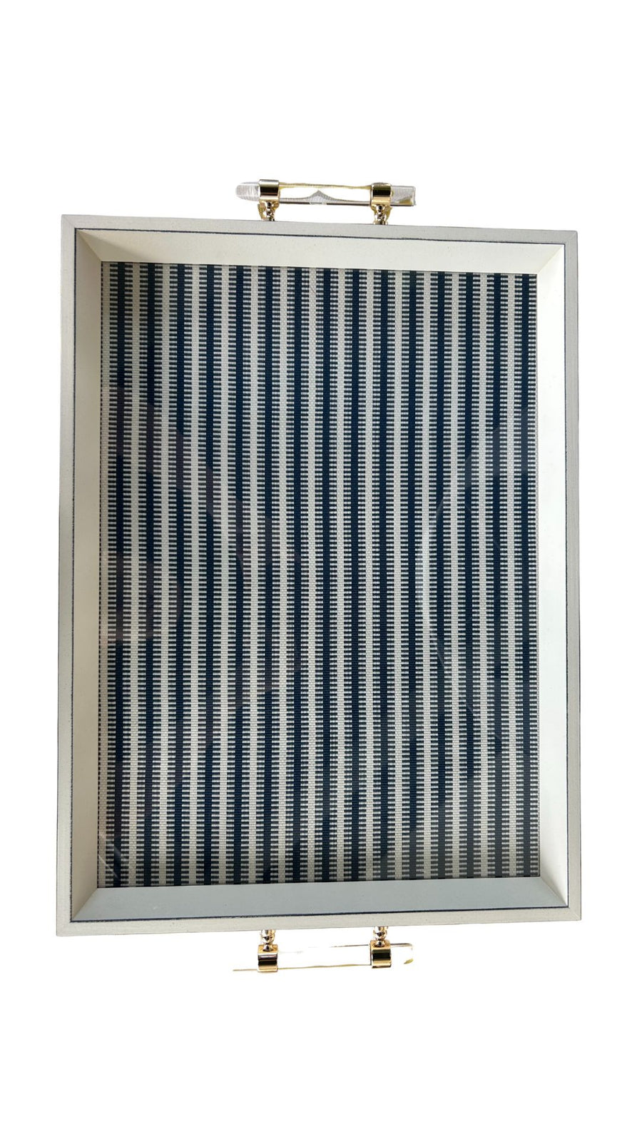 Custom Trays / Navy Stripe