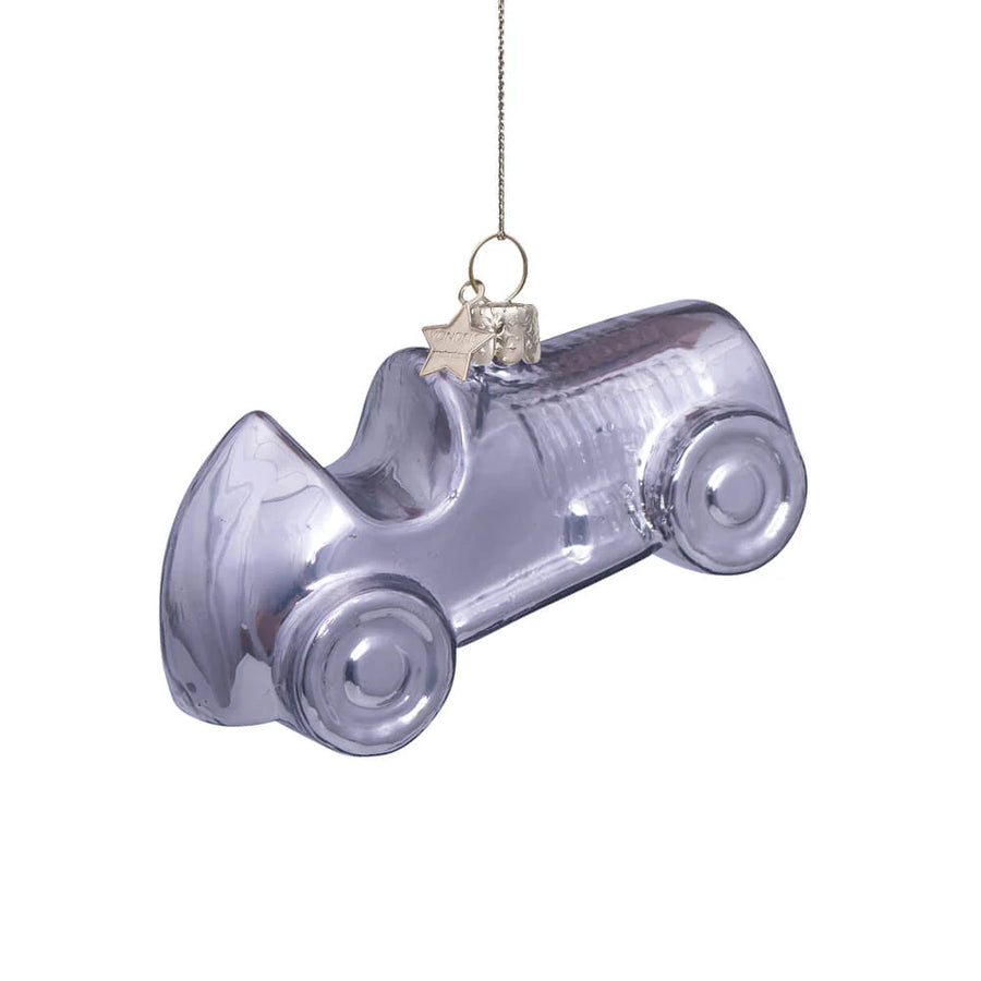 Silver Monopoly Car Ornament