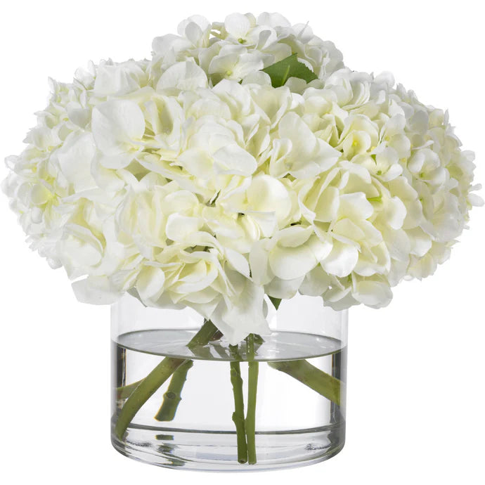 Heavenly White Hydrangeas