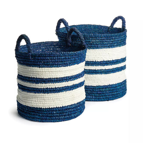 Blue & White Basket