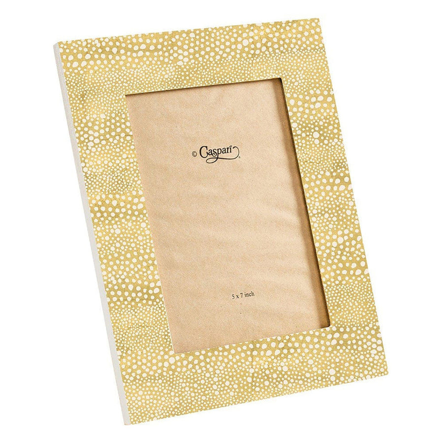 Pebble Gold Lacquer 5x7 Picture Frame