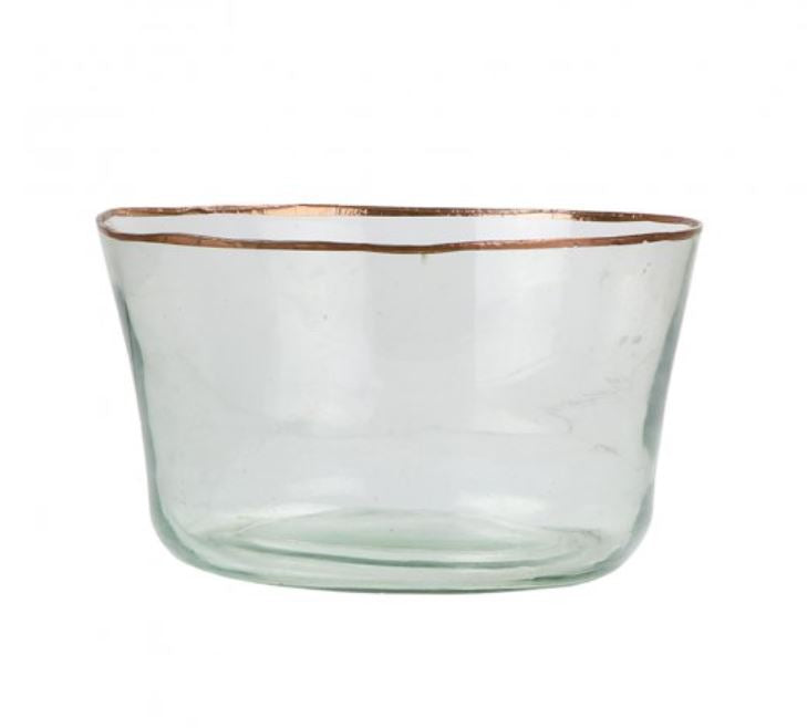 Glass Demijohn Bowl