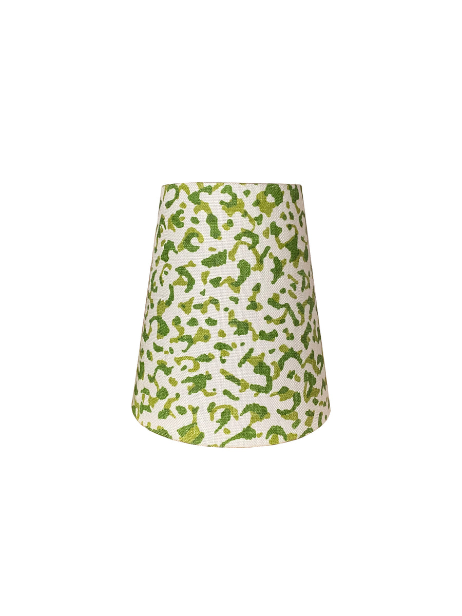 Green Patterned Sconce Shade