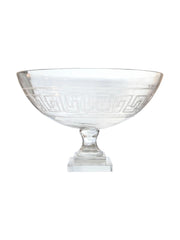 Greek Key Pedestal Bowl