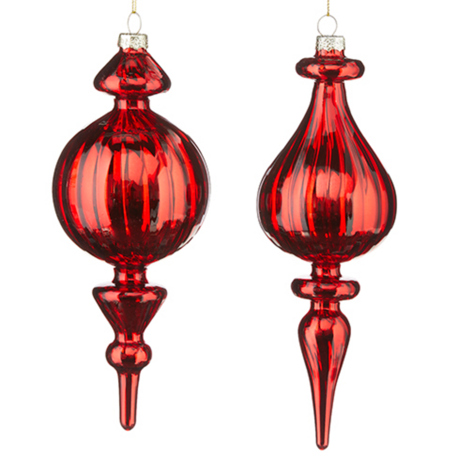 Red Finial Ornament