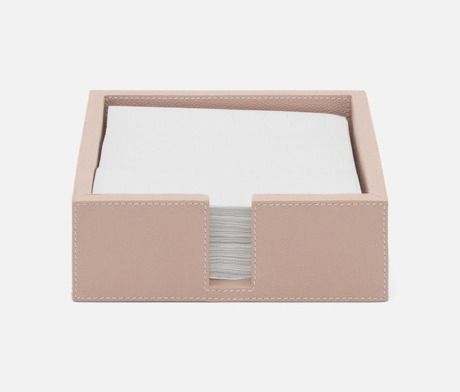 Bristol Cocktail Napkin Tray in Dusty Rose