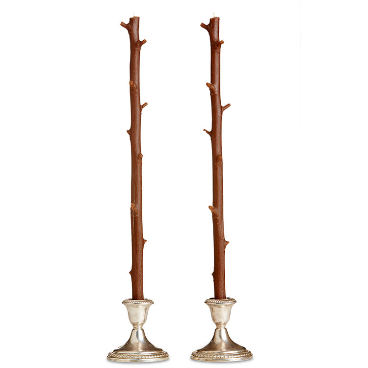 Stick Candles Hickory / Pair