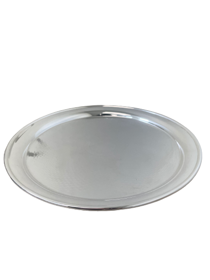 Hôtel Silver 10" Round Engine Turned Tray
